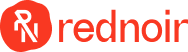 Rednoir logo red - black